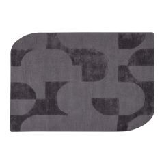 Stoel Raw, met bruin lederen zitting 