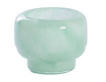 Stoel Raw, met bruin lederen zitting 