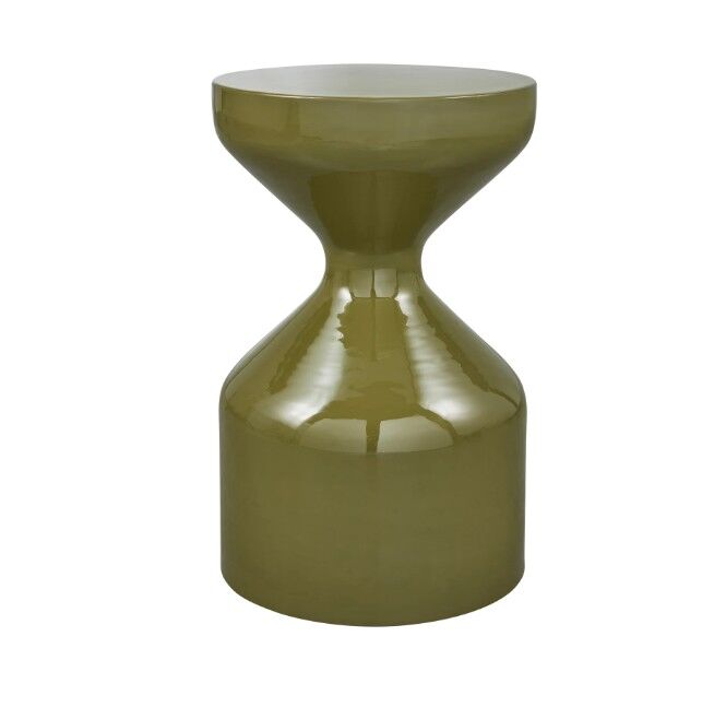 Home - bijzettafel Iris, metaal groen